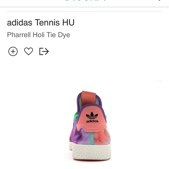 Adidas PW Hu Holi NMD MC sneakers. Multi color mulitcolor tie dye size 6 us - Picture 9 of 9